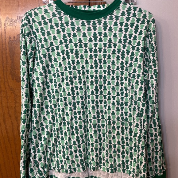 CARTERS UEC adult XXL unisex Christmas green Tree Pajamas snug fit holiday - Picture 10 of 13